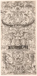 Ornament Panel Inscribed "Victoria Augusta"