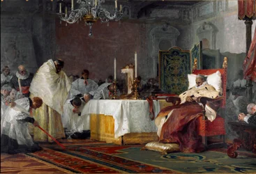 The Last Moments of Charles-Emmanuel I of Savoy (1562-1630)