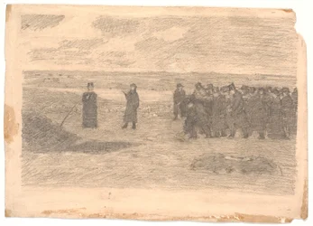 Burial in a West Jutland Churchyard