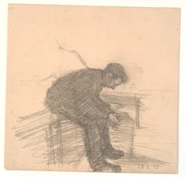 Seated Man with Folded Hands