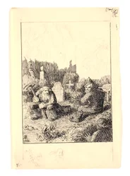 Illustration for "The Beach Watchman and the Church Grim"