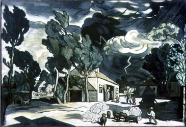 Landscape with Storm