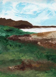 Grassy Ocean Vista