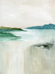 Misty Coastal Abstract