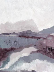 Muted Mountain Landscape