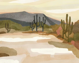 Saguaro Desert Serenity
