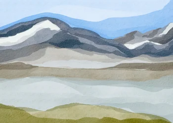 Serene Mountain Vista