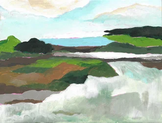 Vibrant River Landscape