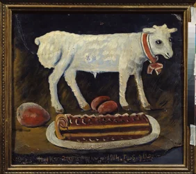 The Paschal Lamb (Still Life with Traditional Foods of the Liturgical Feast)