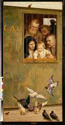 Life is Everywhere - Painting by Nikolai Alexandrovich Yaroshenko (Oil on Canvas)