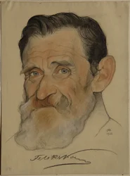 Portrait of Feliks Yakovlevich Kon