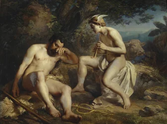 Mercury Lulling Argus to Sleep
