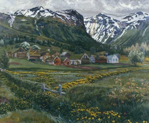 June Night and Old Jølster Yard