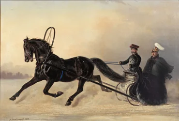 Emperor Nicholas I on a Winter Outing