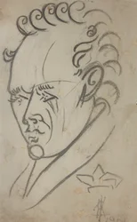 Portrait of the Poet Vasili Kamensky, 1913