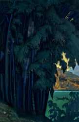 N.K. Roerich, Ashram, Ceylon