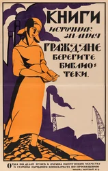 Books are the Source of Knowledge. Citizens, Save the Libraries, 1920