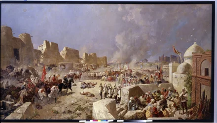 The Russian Army invaded Samarkand