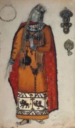 Wagner, Isolde / Figurine by Roerich