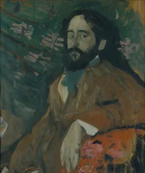 Portrait of the painter Nikolay Milioti 1874-1962, 1908