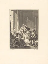 Julie Faints in an Armchair