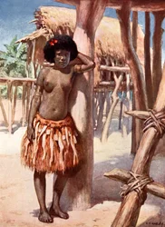 Woman of the Rigo District: British New Guinea