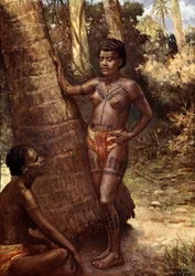 Women of Rennell Island (Polynesia)