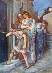 Dromio of Ephesus, "Let My Master In!" The Comedy of Errors – Act III, Scene 1