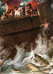 The Queen Cast Overboard. Pericles, Prince of Tyre – Act III, Scene 1, c.1925