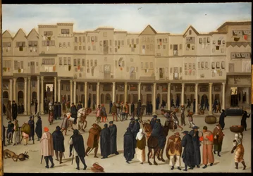Town Scene in Lisbon