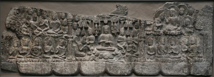 Wall Sculpture: Heavenly Gatherings of Buddhas and Bodhisattvas, Handan, Hebei Province, 550-577