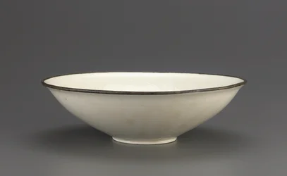 Ding ware bowl with incised lotus decoration, Hebei Province, 11th-early 12th century