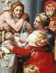The Holy Family with Saint John the Baptist