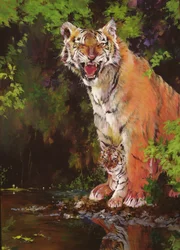 Mother and Baby II (Tigers)