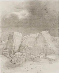 And He Discerns an Arid, Knoll-Covered Plain, plate 7 of 24