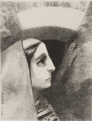 Before the Black Sun of Melancholy, Lenore Appears, plate two from To Edgar Poe