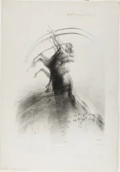 Centaur Taking Aim at the Clouds