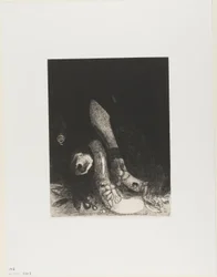Flowers Fall and the Head of a Python Appears, plate 5 of 24