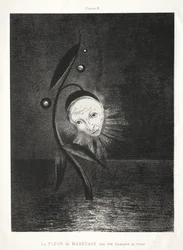 Homage to Goya: The Marsh Flower, a Sad Human Head, 1885