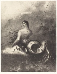The Siren Clothed in Barbs, Emerged from the Waves