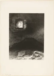 Precarious Glimmering, a Head Suspended from Infinity, plate 3 of 6