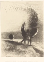 Beneath the Wing of Shadow the Black Creature Was Biting Energetically