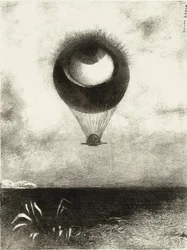The Eye, Like a Strange Balloon, Mounts toward Infinity. Series: For Edgar Poe, 1882
