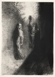 The Temptation of Saint Anthony First Series: He Raises the Bronze Urn