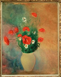 Vase with Red Poppies