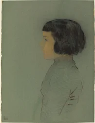 Young Woman in Profile