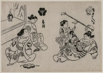Three Courtesans with a Client