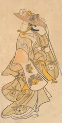 Actor Sanjo Kantaro as a Woman