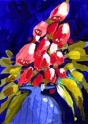 Vibrant Red Blooms