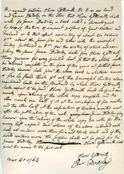 Agreement by Oliver Goldsmith to Write for James Dodsley, 31st March 1763